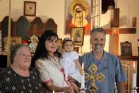 Botezul pruncei Demi Maria